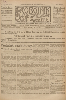 Robotnik : centralny organ P.P.S. R.29, nr 223 (17 sierpnia 1923) = nr 2051