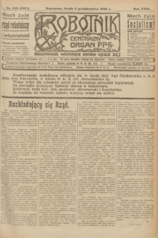 Robotnik : centralny organ P.P.S. R.29, nr 269 (3 października 1923) = nr 2097