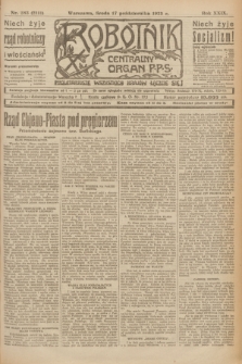 Robotnik : centralny organ P.P.S. R.29, nr 283 (17 października 1923) = nr 2111
