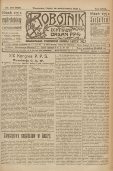 Robotnik : centralny organ P.P.S. R.29, nr 292 (26 października 1923) = nr 2120