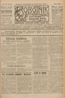 Robotnik : centralny organ P.P.S. R.29, nr 295 (29 października 1923) = nr 2123