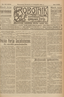 Robotnik : centralny organ P.P.S. R.29, nr 308 (11 listopada 1923) = nr 2136
