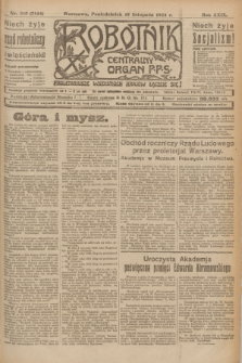 Robotnik : centralny organ P.P.S. R.29, nr 316 (19 listopada 1923) = nr 2144