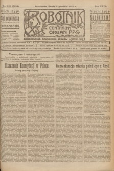 Robotnik : centralny organ P.P.S. R.29, nr 332 (5 grudnia 1923) = nr 2160