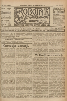 Robotnik : centralny organ P.P.S. R.29, nr 335 (8 grudnia 1923) = nr 2163