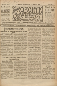 Robotnik : centralny organ P.P.S. R.29, nr 343 (17 grudnia 1923) = nr 2171