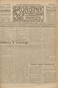 Robotnik : centralny organ P.P.S. R.29, nr 346 (20 grudnia 1923) = nr 2174
