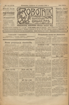 Robotnik : centralny organ P.P.S. R.29, nr 351 (27 grudnia 1923) = nr 2179