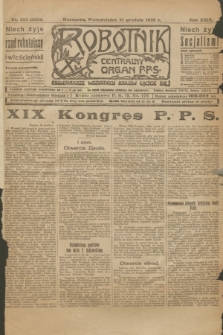 Robotnik : centralny organ P.P.S. R.29, nr 355 (31 grudnia 1923) = nr 2183