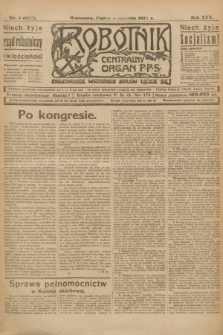 Robotnik : centralny organ P.P.S. R.30, nr 4 (4 stycznia 1924) = nr 2187