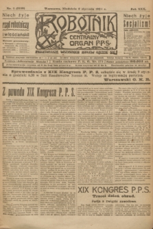Robotnik : centralny organ P.P.S. R.30, nr 6 (6 stycznia 1924) = nr 2189