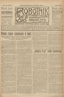 Robotnik : centralny organ P.P.S. R.30, nr 56 (26 lutego 1924) = nr 2237