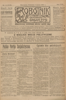 Robotnik : centralny organ P.P.S. R.30, nr 68 (9 marca 1924) = nr 2249