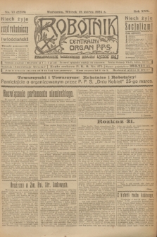 Robotnik : centralny organ P.P.S. R.30, nr 77 (18 marca 1924) = nr 2258