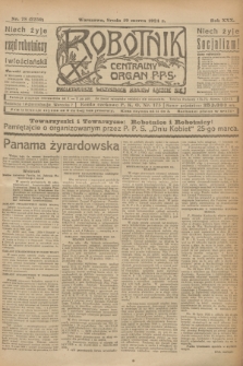 Robotnik : centralny organ P.P.S. R.30, nr 78 (19 marca 1924) = nr 2259