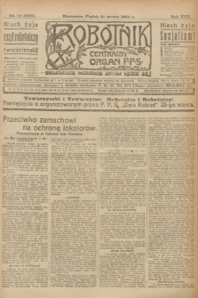 Robotnik : centralny organ P.P.S. R.30, nr 80 (21 marca 1924) = nr 2261