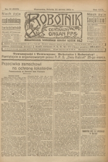 Robotnik : centralny organ P.P.S. R.30, nr 81 (22 marca 1924) = nr 2262