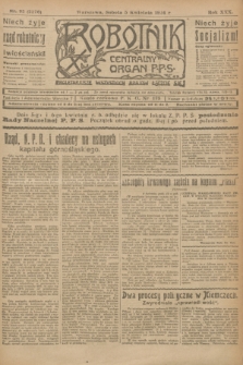 Robotnik : centralny organ P.P.S. R.30, nr 95 (5 kwietnia 1924) = nr 2276