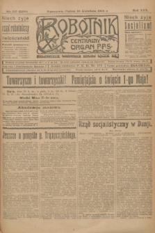 Robotnik : centralny organ P.P.S. R.30, nr 113 (25 kwietnia 1924) = nr 2294
