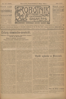 Robotnik : centralny organ P.P.S. R.30, nr 122 (5 maja 1924) = nr 2303