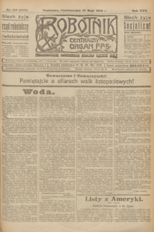 Robotnik : centralny organ P.P.S. R.30, nr 136 (19 maja 1924) = nr 2317