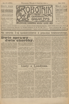 Robotnik : centralny organ P.P.S. R.30, nr 151 (3 czerwca 1924) = nr 2332