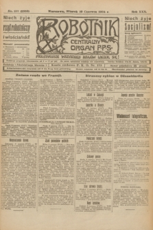 Robotnik : centralny organ P.P.S. R.30, nr 157 (10 czerwca 1924) = nr 2338