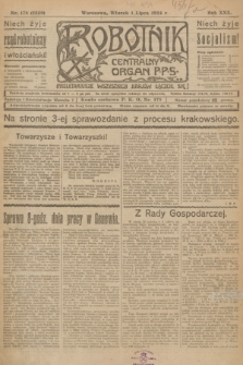 Robotnik : centralny organ P.P.S. R.30, nr 178 (1 lipca 1924) = nr 2359