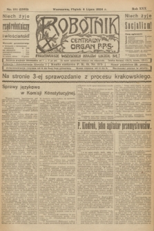 Robotnik : centralny organ P.P.S. R.30, nr 181 (4 lipca 1924) = nr 2362