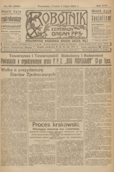 Robotnik : centralny organ P.P.S. R.30, nr 185 (8 lipca 1924) = nr 2366