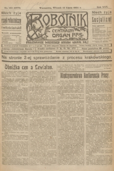 Robotnik : centralny organ P.P.S. R.30, nr 192 (15 lipca 1924) = nr 2373