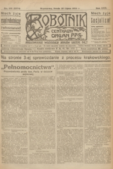Robotnik : centralny organ P.P.S. R.30, nr 193 (16 lipca 1924) = nr 2374