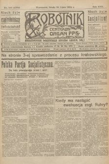 Robotnik : centralny organ P.P.S. R.30, nr 200 (23 lipca 1924) = nr 2381