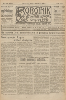 Robotnik : centralny organ P.P.S. R.30, nr 202 (25 lipca 1924) = nr 2383