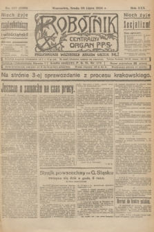 Robotnik : centralny organ P.P.S. R.30, nr 207 (30 lipca 1924) = nr 2388