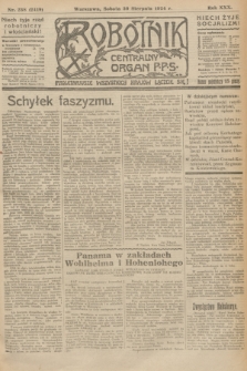 Robotnik : centralny organ P.P.S. R.30, nr 238 (30 sierpnia 1924) = nr 2419