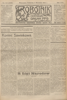 Robotnik : centralny organ P.P.S. R.30, nr 243 (4 września 1924) = nr 2424