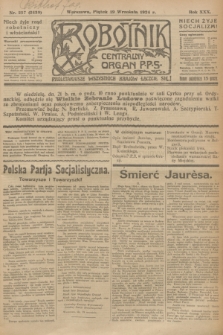 Robotnik : centralny organ P.P.S. R.30, nr 257 (19 września 1924) = nr 2438