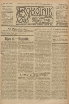 Robotnik : centralny organ P.P.S. R.30, nr 281 (13 października 1924) = nr 2462