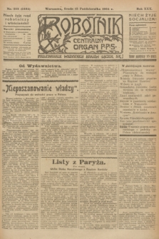Robotnik : centralny organ P.P.S. R.30, nr 283 (15 października 1924) = nr 2464