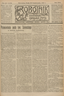 Robotnik : centralny organ P.P.S. R.30, nr 297 (29 października 1924) = nr 2478