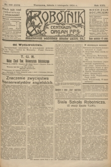 Robotnik : centralny organ P.P.S. R.30, nr 300 (1 listopada 1924) = nr 2481