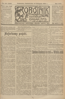 Robotnik : centralny organ P.P.S. R.30, nr 308 (10 listopada 1924) = nr 2489