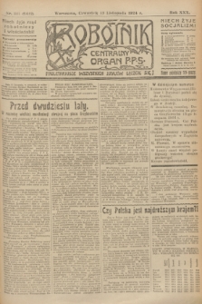 Robotnik : centralny organ P.P.S. R.30, nr 311 (13 listopada 1924) = nr 2412