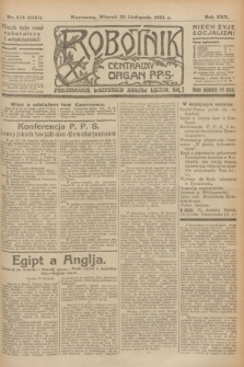 Robotnik : centralny organ P.P.S. R.30, nr 323 (25 listopada 1924) = nr 2424