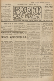 Robotnik : centralny organ P.P.S. R.30, nr 334 (6 grudnia 1924) = nr 2435