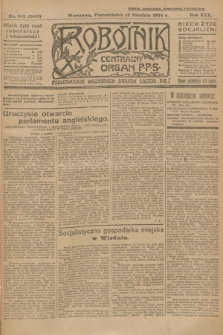 Robotnik : centralny organ P.P.S. R.30, nr 342 (15 grudnia 1924) = nr 2443