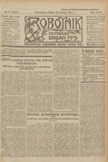Robotnik : centralny organ P.P.S. R.31, nr 51 (20 lutego 1925) = nr 2505