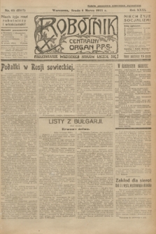 Robotnik : centralny organ P.P.S. R.31, nr 63 (4 marca 1925) = nr 2517
