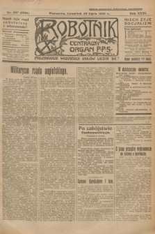 Robotnik : centralny organ P.P.S. R.31, nr 207 (30 lipca 1925) = nr 2661
